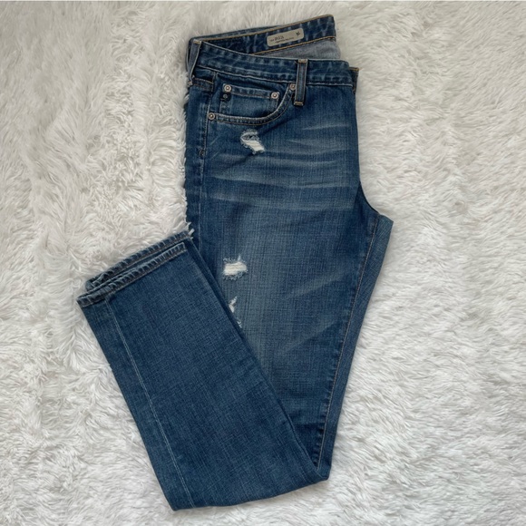 Adriano Goldschmied Distressed Cropped Jeans - Picture 3 of 6